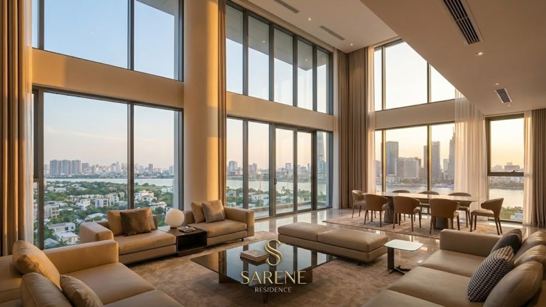Mẫu thiết kế mặt bằng căn hộ thực tế tại Sarene Residence