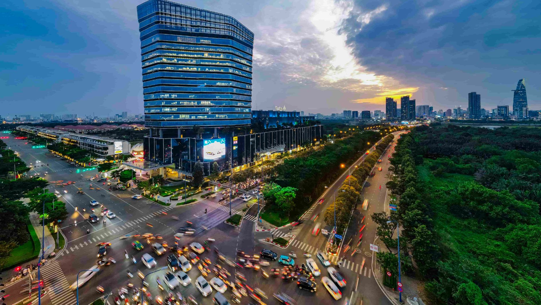 Phối cảnh tổng thể dự án Sarene Residence tại khu đô thị Sala Thủ Thiêm