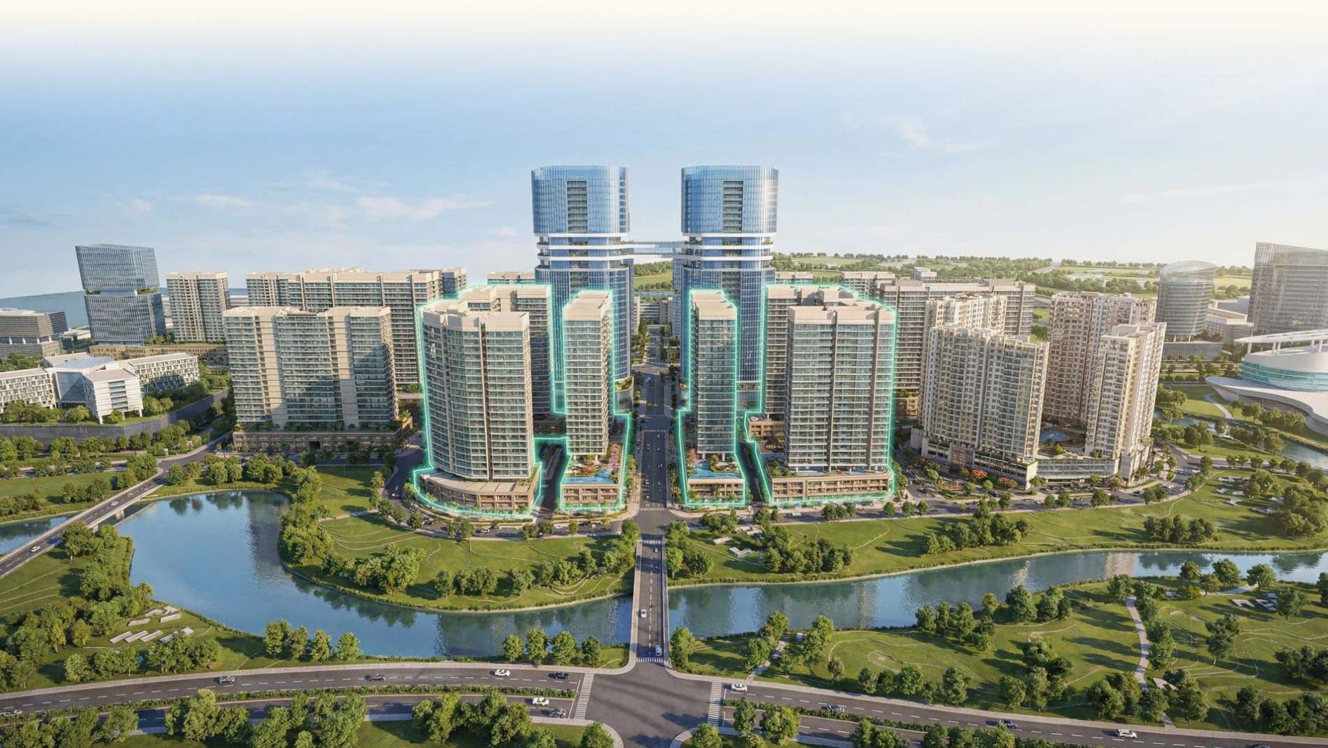 Phối cảnh dự án Sarene Residence & Commercial Complex Thủ Thiêm