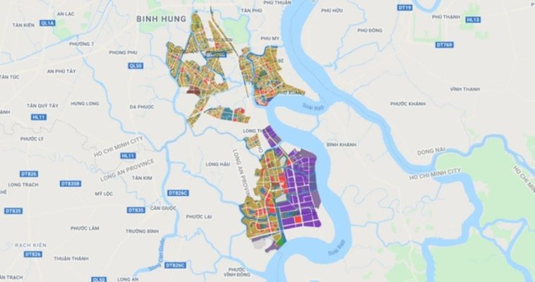 quy hoạch Nhà Bè lên quận