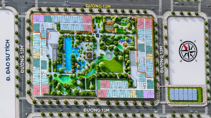 mặt bằng tổng thể TT Genesis