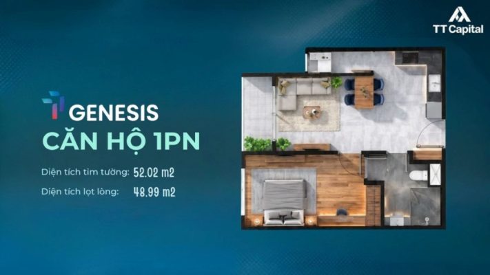 Căn Hộ 1 Phòng Ngủ TT Genesis