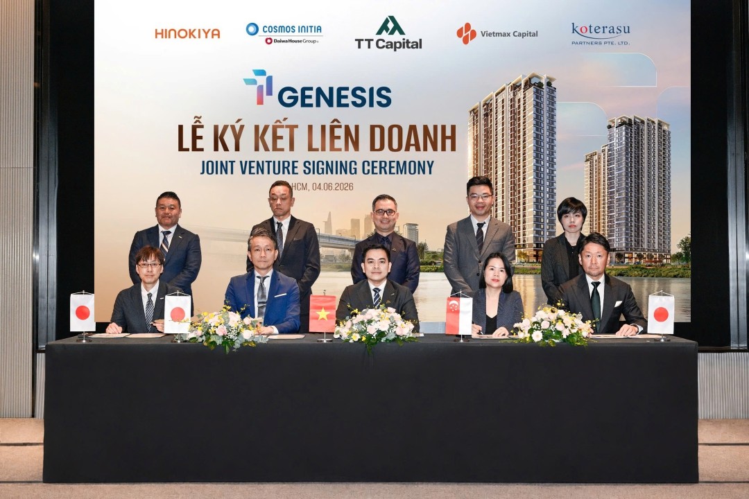 Nghi thức ký kết liên doanh dự án TT Genesis