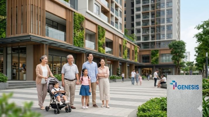 không gian sống cho gia đình tại TT Genesis