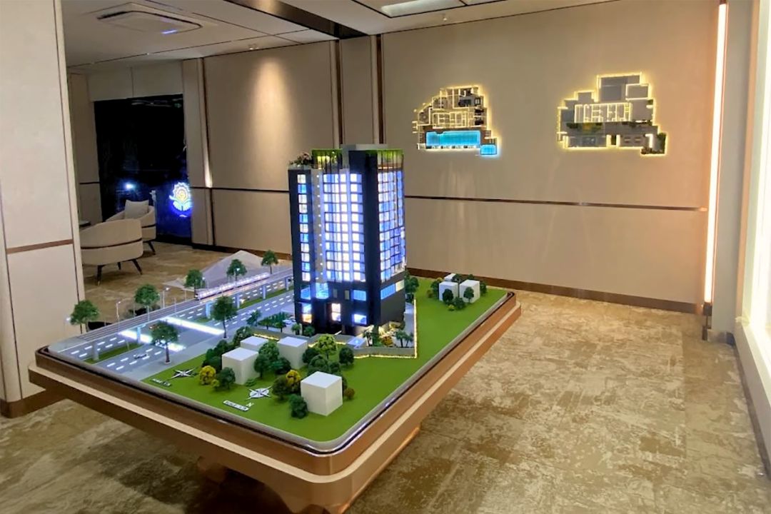 Phối cảnh sa bàn dự án căn hộ cao cấp The Westique Residences
