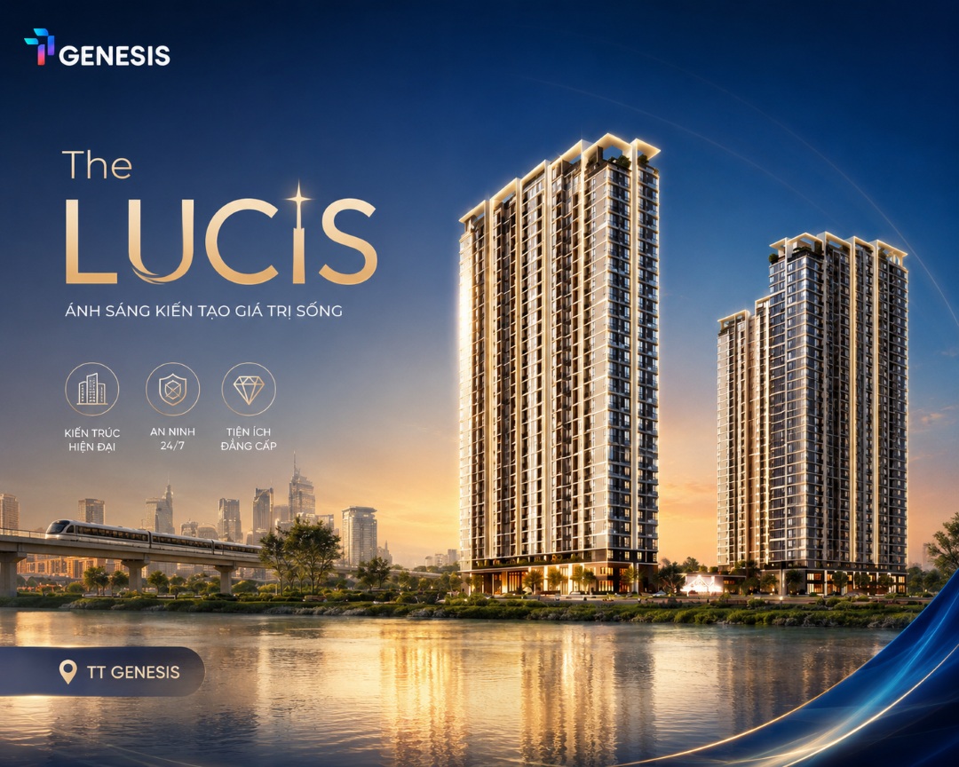 Kiến trúc tháp The Lucis thuộc dự án TT Genesis