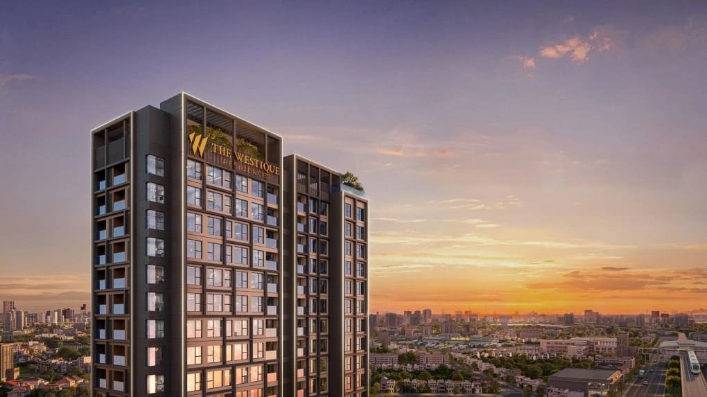 Phối cảnh kiến trúc tháp căn hộ hạng sang The Westique Residences