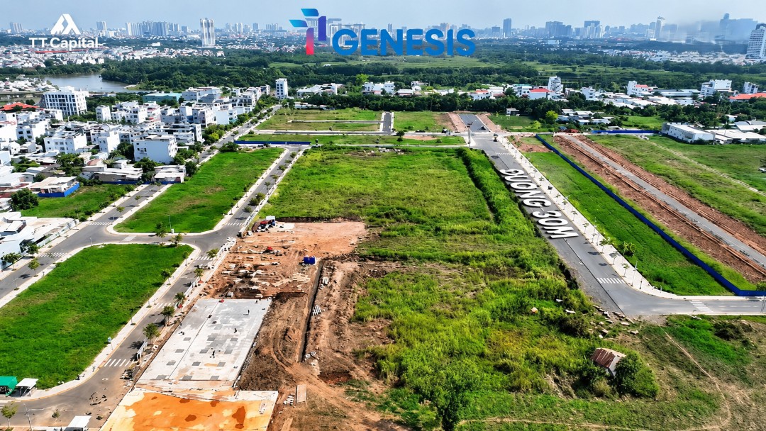Hoàn thiện cơ bản khâu san lấp mặt bằng dự án TT Genesis