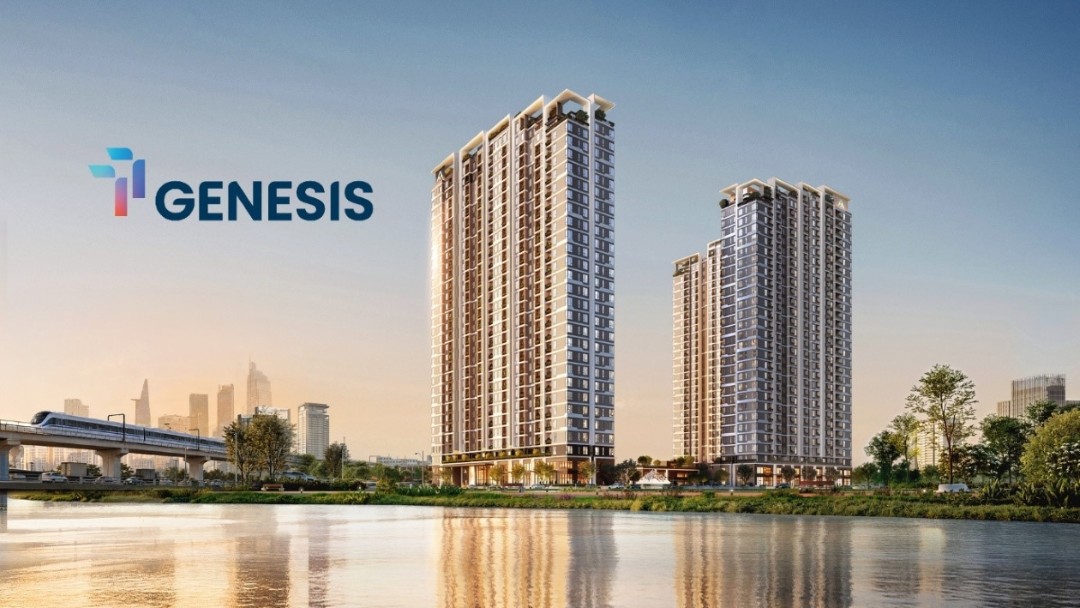 Phối cảnh tổng thể dự án căn hộ view sông TT Genesis Nam Sài Gòn