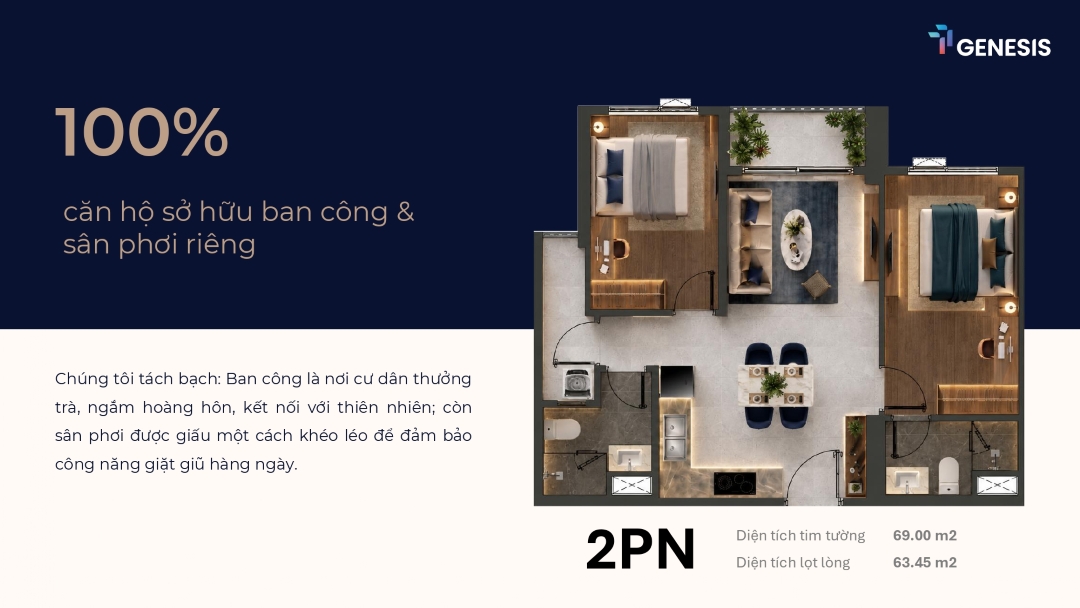 Căn hộ tháp The Lucis dự án TT Genesis