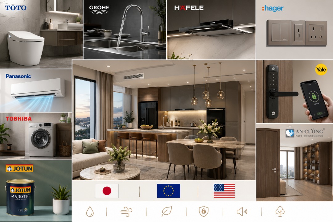 Mặt bằng bố trí thiết bị bàn giao căn hộ TT Genesis