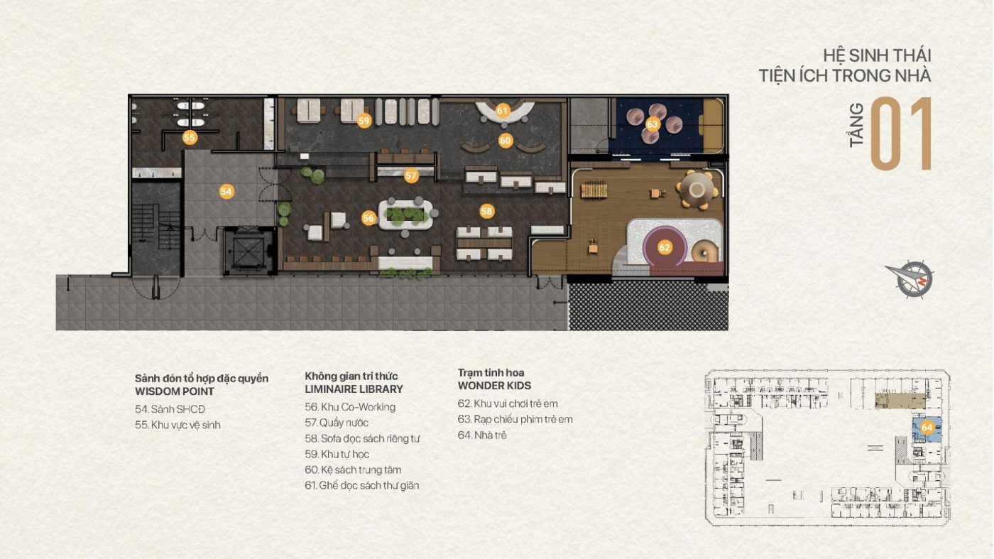 tiện ích tầng 1 TT Genesis