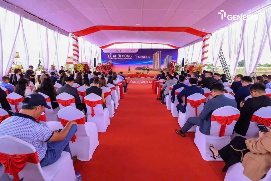 Khách mời tham dự đông đủ tại sự kiện lễ khởi công dự án TT Genesis