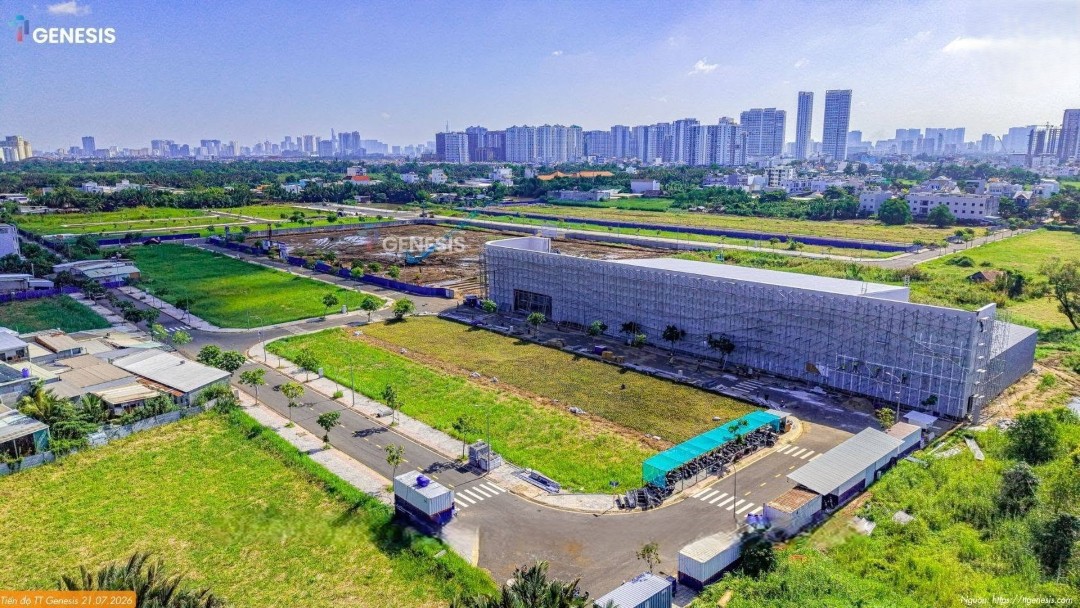 Toàn cảnh khu đất xây dựng tháp The LUCIS thuộc dự án TT Genesis