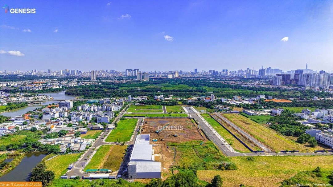 Phối cảnh khu vực nhà mẫu chuẩn Nhật tại TT Genesis