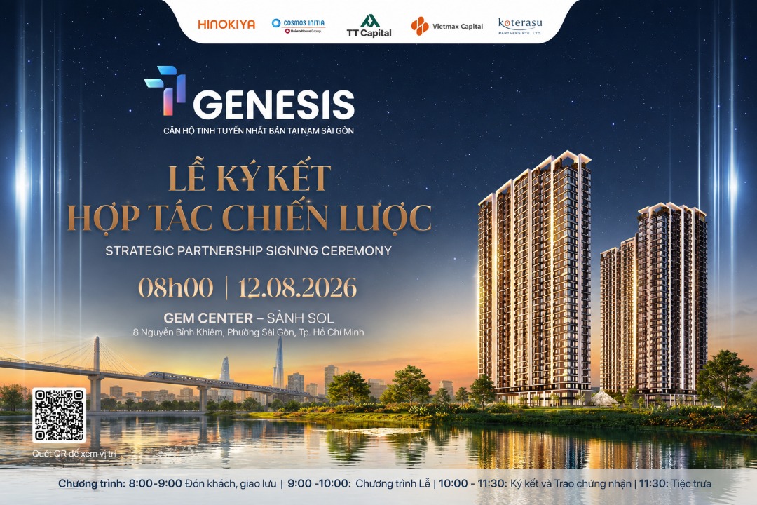 Không gian tổ chức Lễ ký kết hợp tác chiến lược dự án TT Genesis
