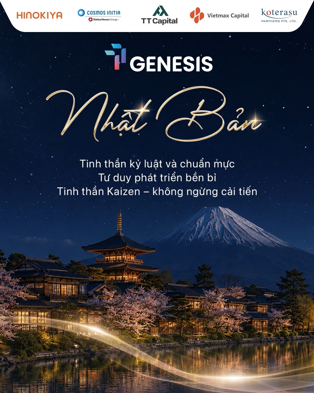 Tinh thần kỷ luật chuẩn mực và triết lý Kaizen Nhật Bản tại TT Genesis