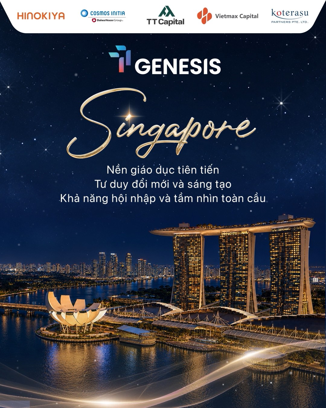 Tư duy đổi mới sáng tạo và nền giáo dục chuẩn Singapore tại TT Genesis