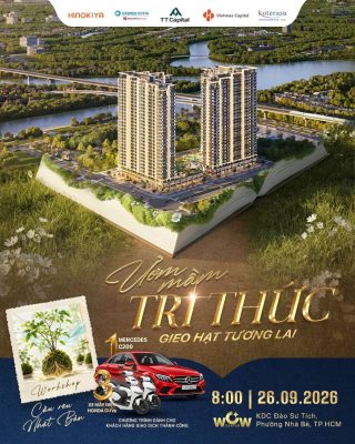 Workshop Cầu Rêu Nhật Bản Tại WOW Center TT Genesis