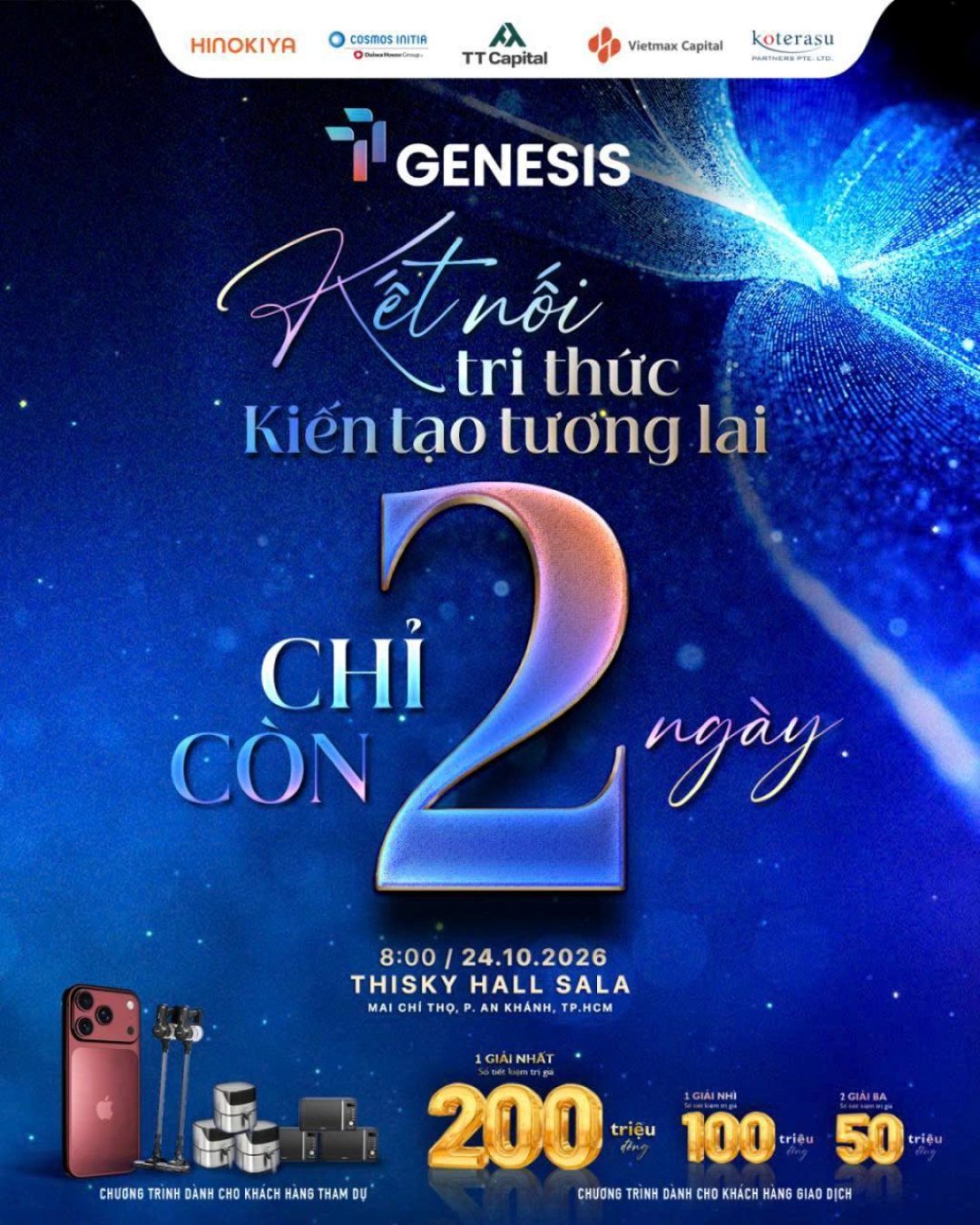 2 ngày đếm ngược đến lễ công bố dự án TT Genesis căn hộ tri thức Nhật Bản