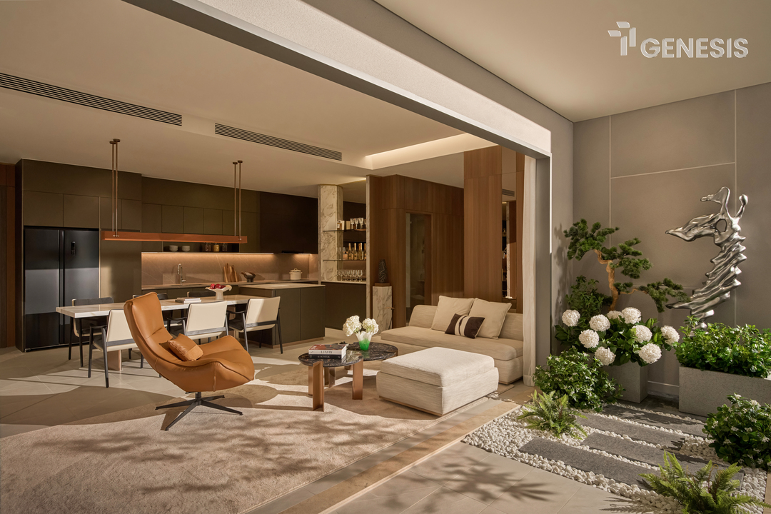 Không gian căn hộ mẫu dự án TT Genesis