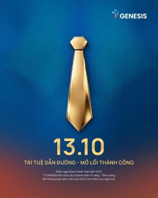TT Genesis Chúc Mừng Ngày Doanh Nhân Việt Nam 13/10